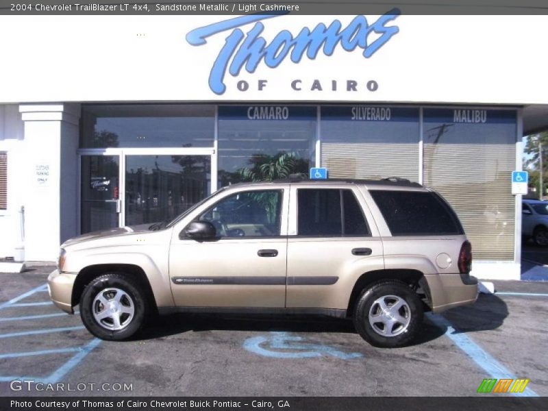 Sandstone Metallic / Light Cashmere 2004 Chevrolet TrailBlazer LT 4x4