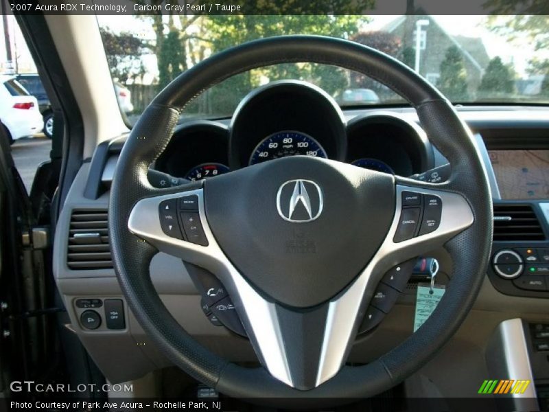 Carbon Gray Pearl / Taupe 2007 Acura RDX Technology