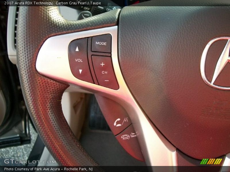 Carbon Gray Pearl / Taupe 2007 Acura RDX Technology