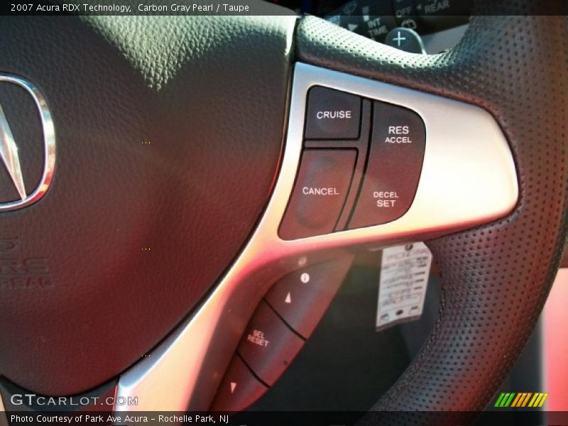 Carbon Gray Pearl / Taupe 2007 Acura RDX Technology