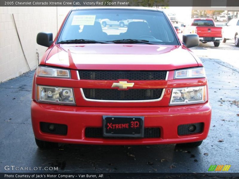 Victory Red / Sport Pewter 2005 Chevrolet Colorado Xtreme Crew Cab