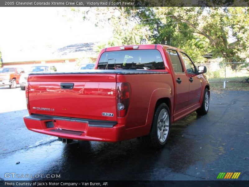 Victory Red / Sport Pewter 2005 Chevrolet Colorado Xtreme Crew Cab