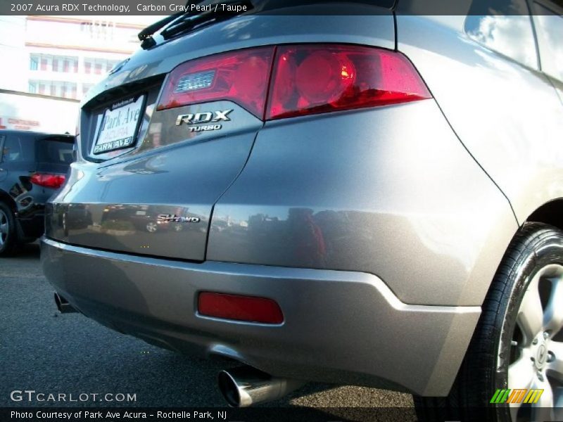 Carbon Gray Pearl / Taupe 2007 Acura RDX Technology