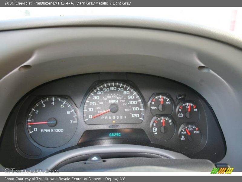 Dark Gray Metallic / Light Gray 2006 Chevrolet TrailBlazer EXT LS 4x4