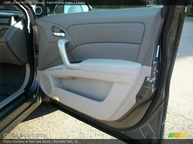 Carbon Gray Pearl / Taupe 2007 Acura RDX Technology