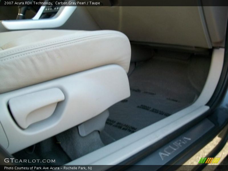 Carbon Gray Pearl / Taupe 2007 Acura RDX Technology