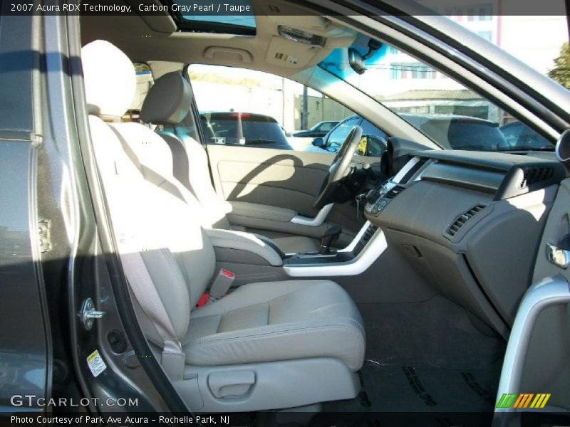 Carbon Gray Pearl / Taupe 2007 Acura RDX Technology