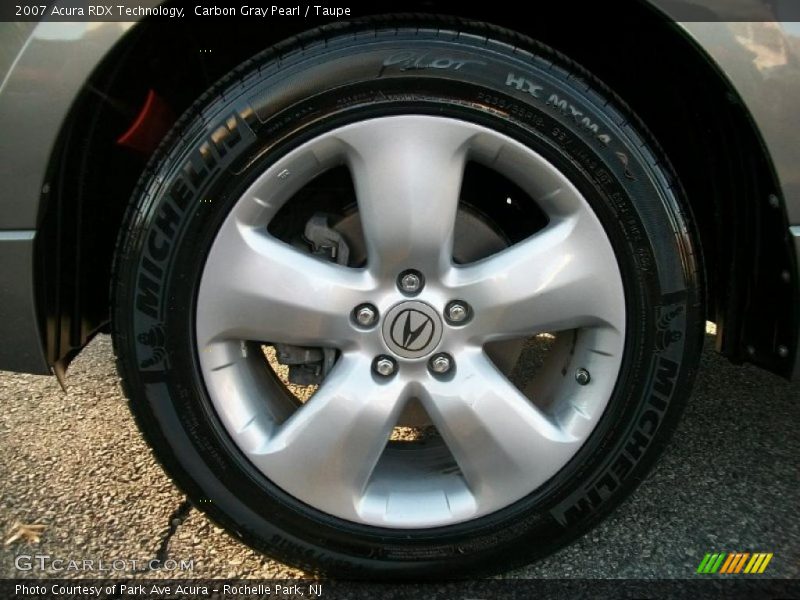 Carbon Gray Pearl / Taupe 2007 Acura RDX Technology