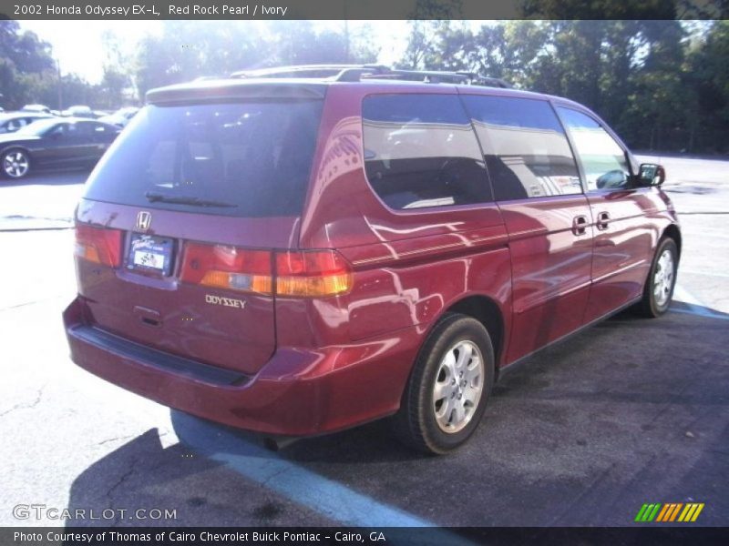 Red Rock Pearl / Ivory 2002 Honda Odyssey EX-L