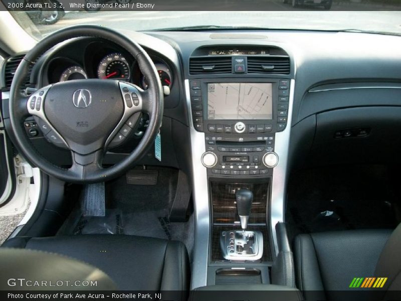 White Diamond Pearl / Ebony 2008 Acura TL 3.2