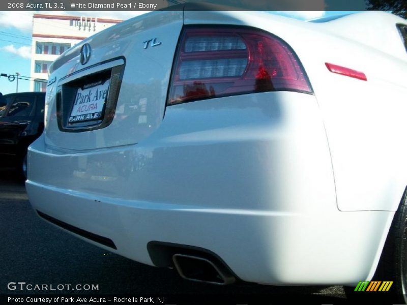 White Diamond Pearl / Ebony 2008 Acura TL 3.2