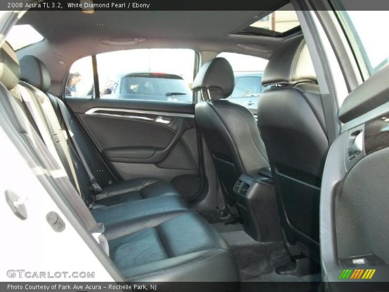 White Diamond Pearl / Ebony 2008 Acura TL 3.2