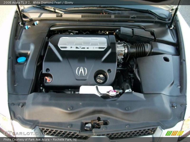 White Diamond Pearl / Ebony 2008 Acura TL 3.2