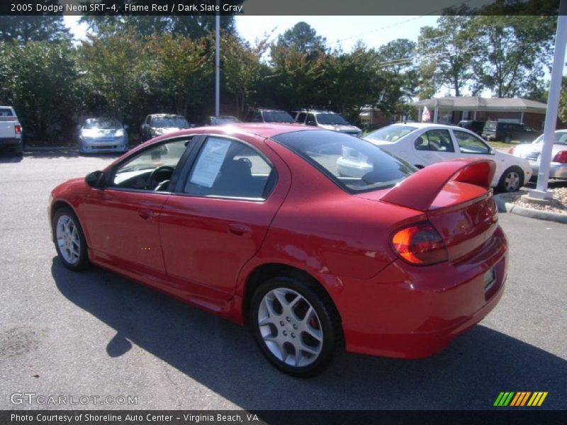 Flame Red / Dark Slate Gray 2005 Dodge Neon SRT-4