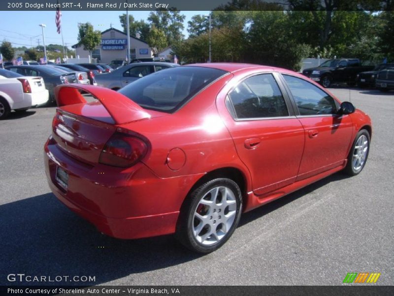 Flame Red / Dark Slate Gray 2005 Dodge Neon SRT-4