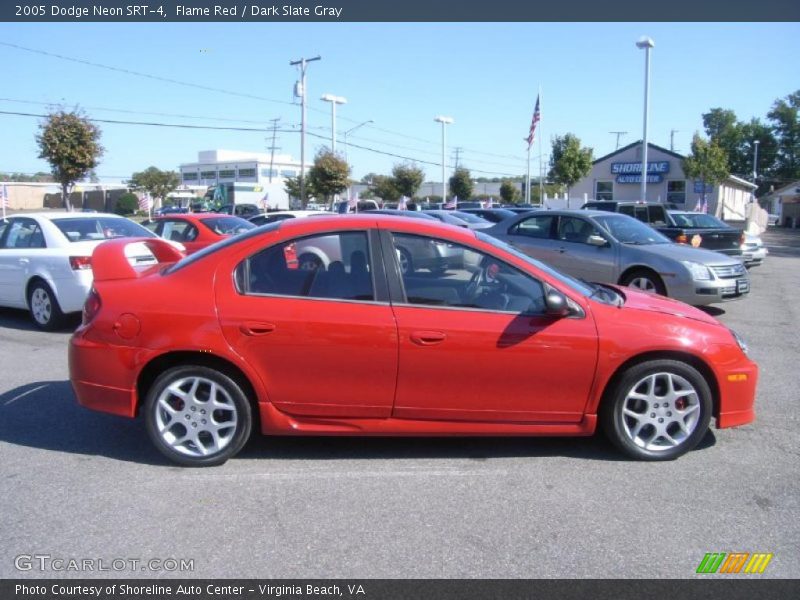 Flame Red / Dark Slate Gray 2005 Dodge Neon SRT-4