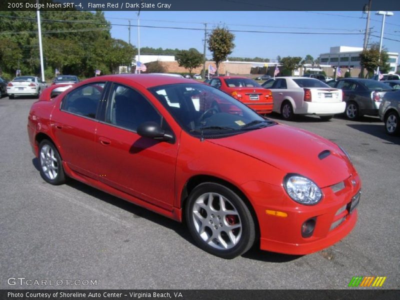 Flame Red / Dark Slate Gray 2005 Dodge Neon SRT-4