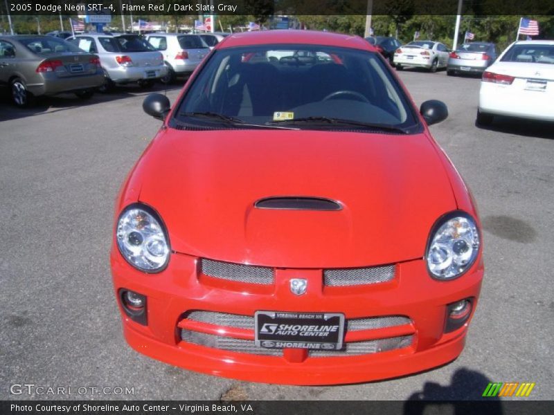 Flame Red / Dark Slate Gray 2005 Dodge Neon SRT-4