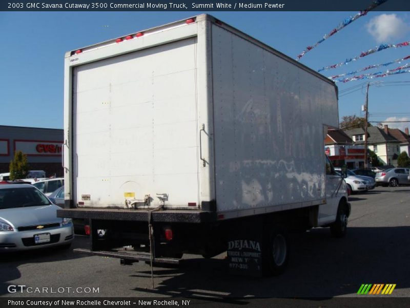 Summit White / Medium Pewter 2003 GMC Savana Cutaway 3500 Commercial Moving Truck