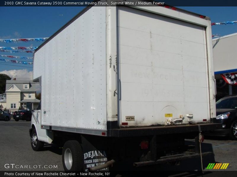 Summit White / Medium Pewter 2003 GMC Savana Cutaway 3500 Commercial Moving Truck