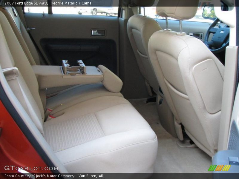 Redfire Metallic / Camel 2007 Ford Edge SE AWD
