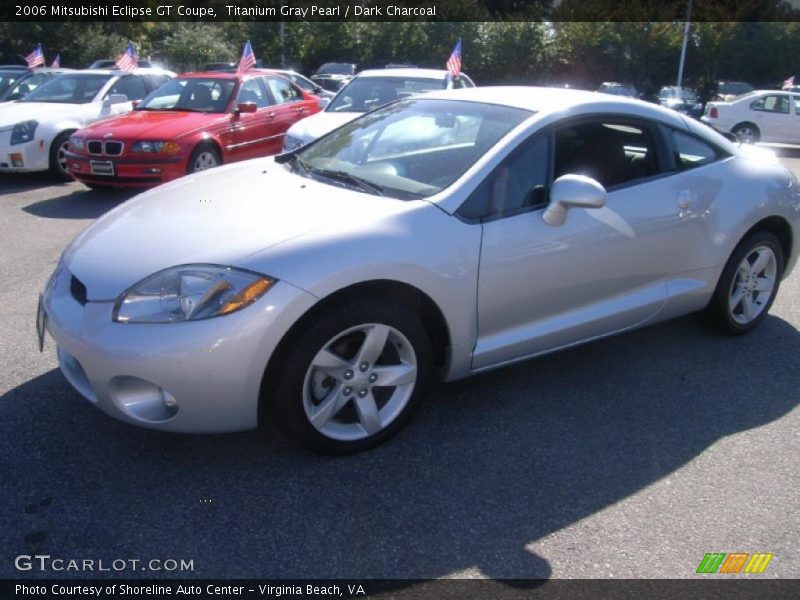 Titanium Gray Pearl / Dark Charcoal 2006 Mitsubishi Eclipse GT Coupe