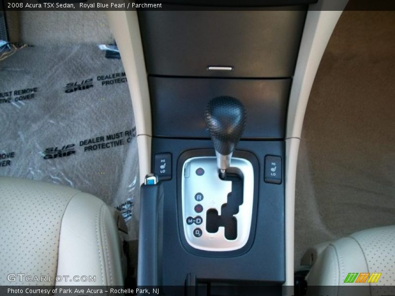 Royal Blue Pearl / Parchment 2008 Acura TSX Sedan