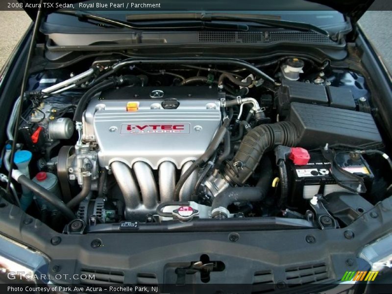Royal Blue Pearl / Parchment 2008 Acura TSX Sedan
