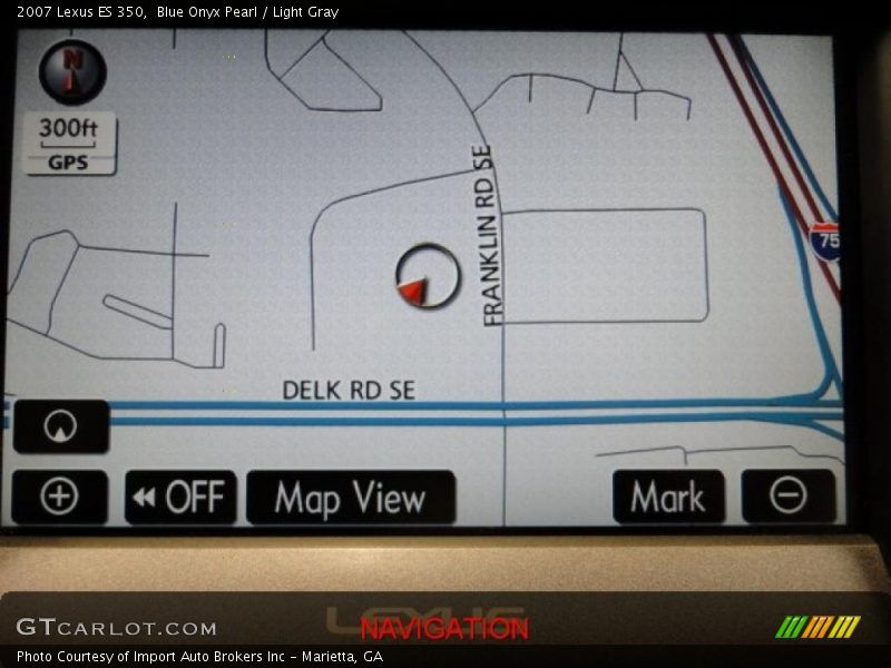 Blue Onyx Pearl / Light Gray 2007 Lexus ES 350