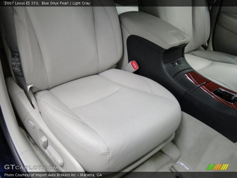 Blue Onyx Pearl / Light Gray 2007 Lexus ES 350