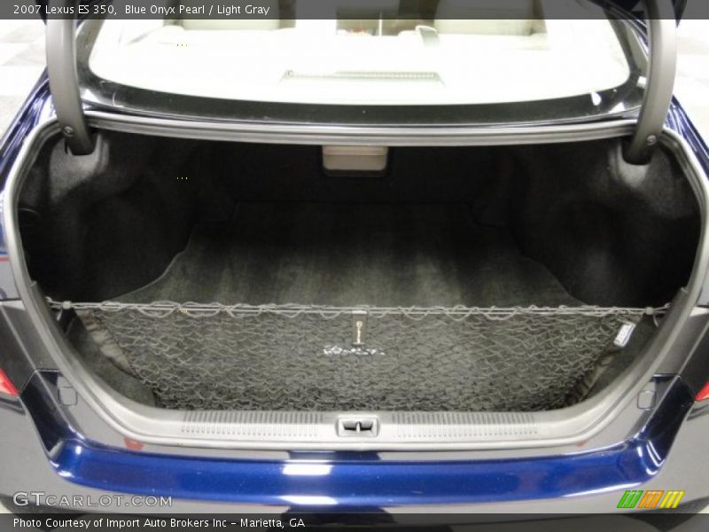 Blue Onyx Pearl / Light Gray 2007 Lexus ES 350