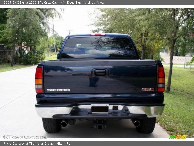 Deep Blue Metallic / Pewter 2005 GMC Sierra 1500 Z71 Crew Cab 4x4