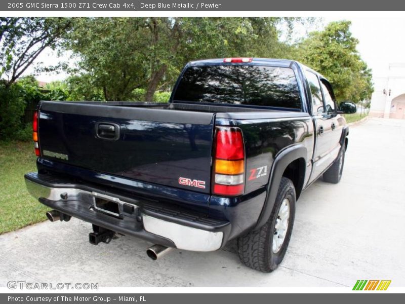 Deep Blue Metallic / Pewter 2005 GMC Sierra 1500 Z71 Crew Cab 4x4