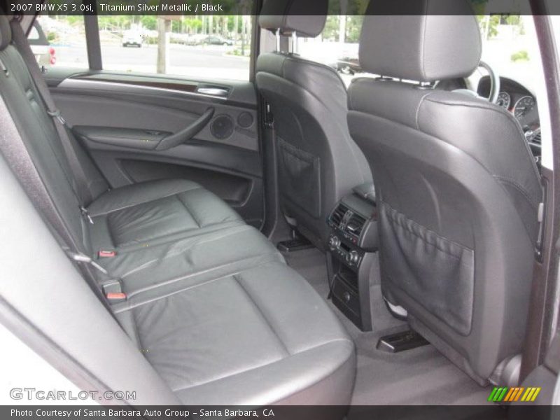 Titanium Silver Metallic / Black 2007 BMW X5 3.0si