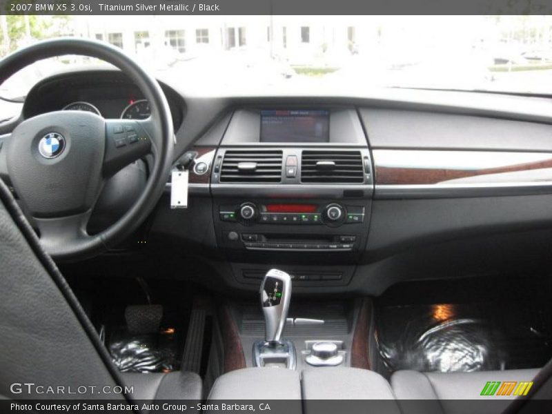 Titanium Silver Metallic / Black 2007 BMW X5 3.0si