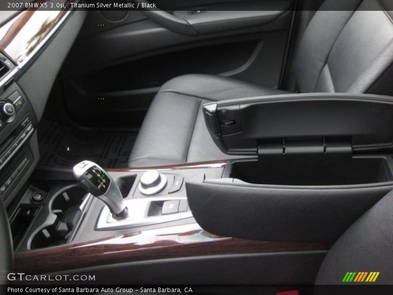 Titanium Silver Metallic / Black 2007 BMW X5 3.0si