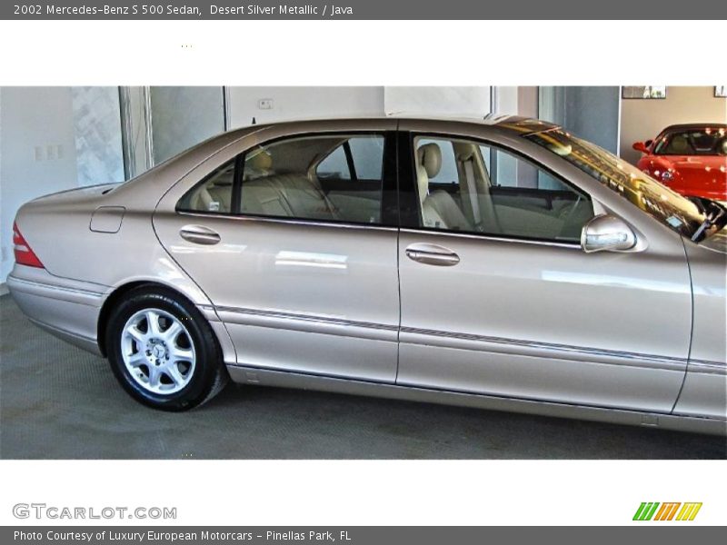 Desert Silver Metallic / Java 2002 Mercedes-Benz S 500 Sedan