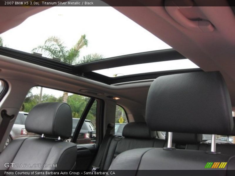 Titanium Silver Metallic / Black 2007 BMW X5 3.0si