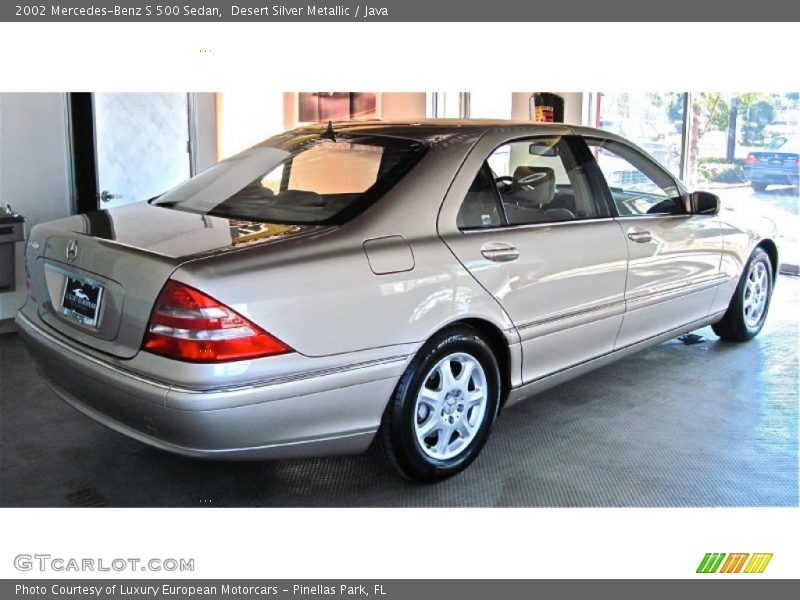 Desert Silver Metallic / Java 2002 Mercedes-Benz S 500 Sedan