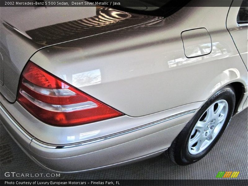 Desert Silver Metallic / Java 2002 Mercedes-Benz S 500 Sedan