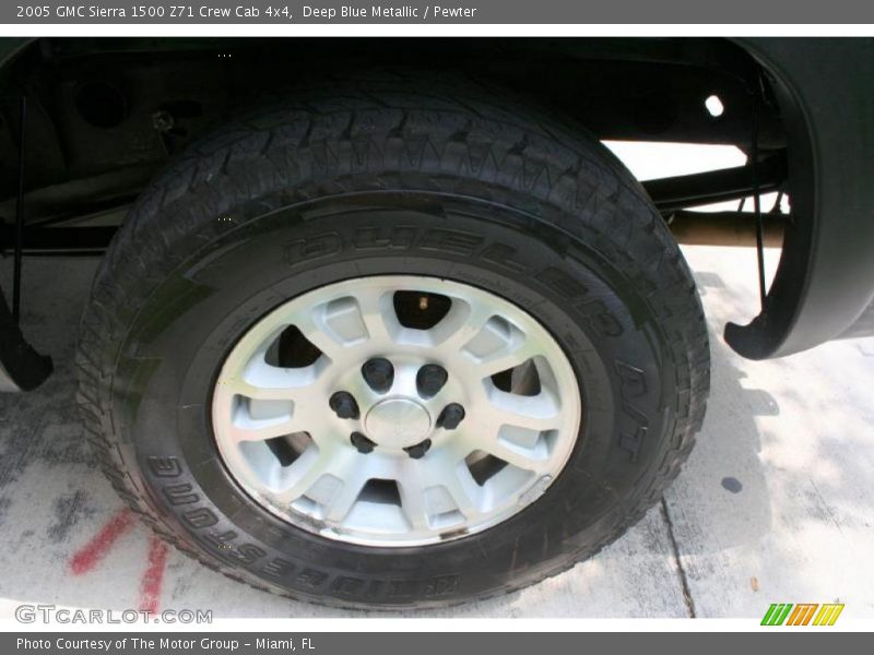 Deep Blue Metallic / Pewter 2005 GMC Sierra 1500 Z71 Crew Cab 4x4