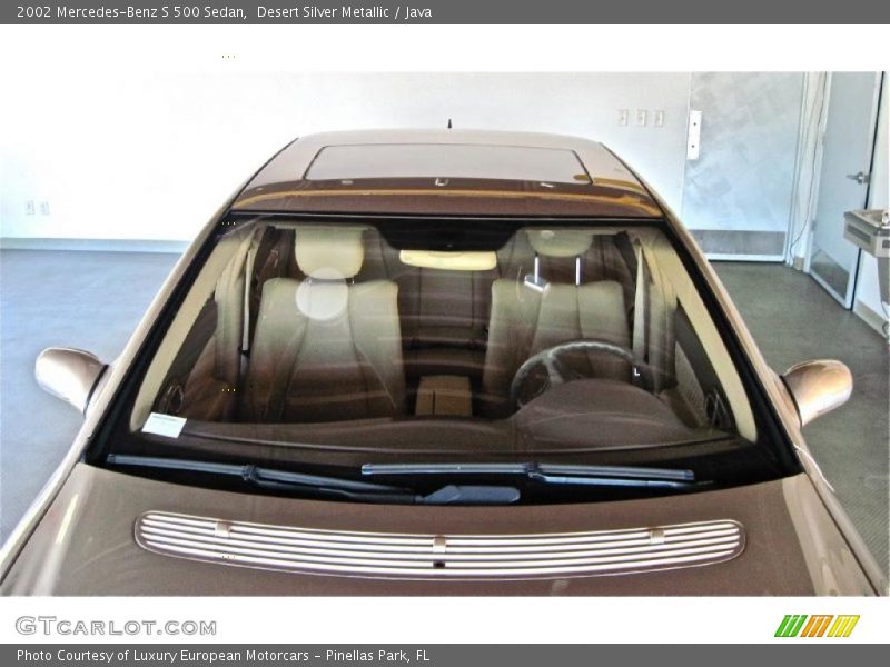 Desert Silver Metallic / Java 2002 Mercedes-Benz S 500 Sedan
