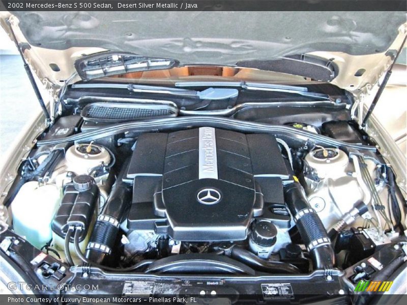 Desert Silver Metallic / Java 2002 Mercedes-Benz S 500 Sedan