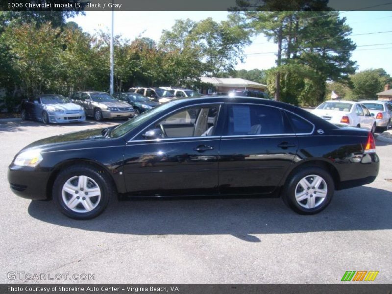 Black / Gray 2006 Chevrolet Impala LS