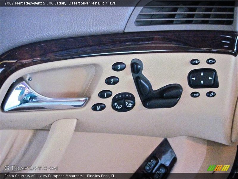 Desert Silver Metallic / Java 2002 Mercedes-Benz S 500 Sedan
