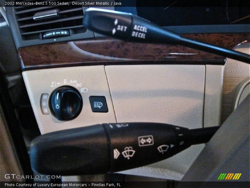 Desert Silver Metallic / Java 2002 Mercedes-Benz S 500 Sedan
