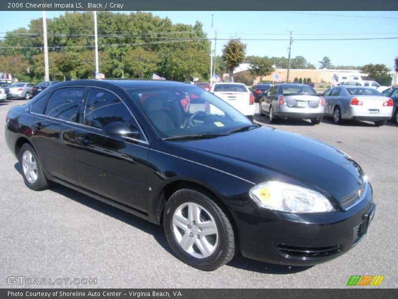 Black / Gray 2006 Chevrolet Impala LS