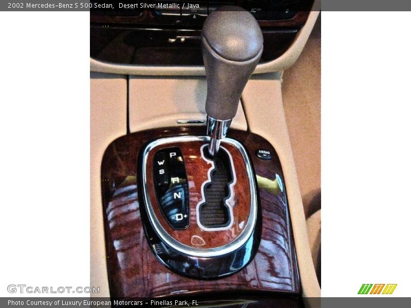 Desert Silver Metallic / Java 2002 Mercedes-Benz S 500 Sedan