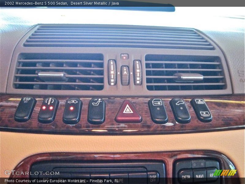 Desert Silver Metallic / Java 2002 Mercedes-Benz S 500 Sedan
