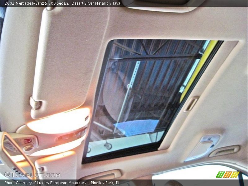 Desert Silver Metallic / Java 2002 Mercedes-Benz S 500 Sedan